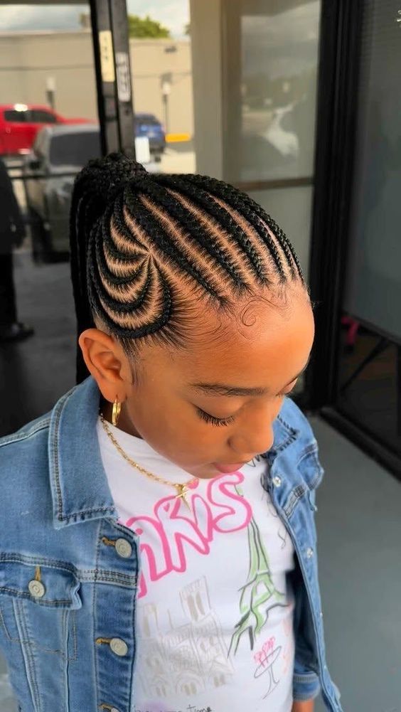 kid with cornrows