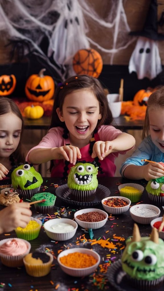 kids having halloween fun