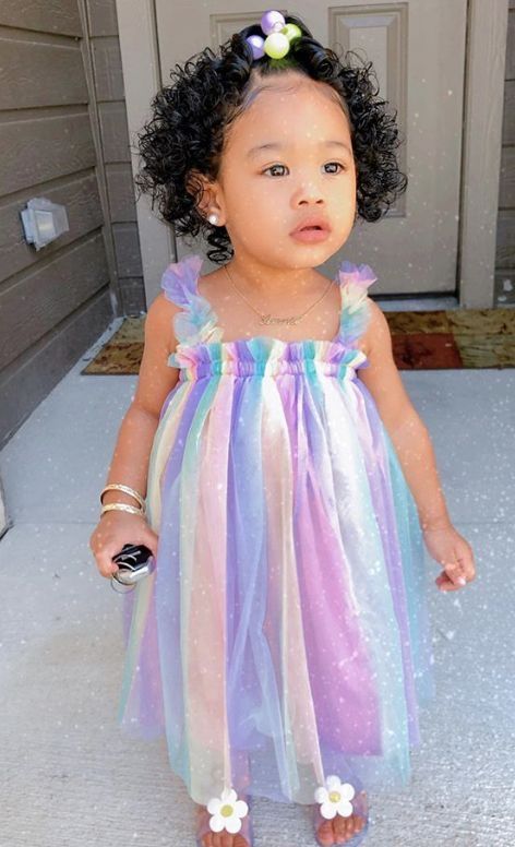 kid in long gown