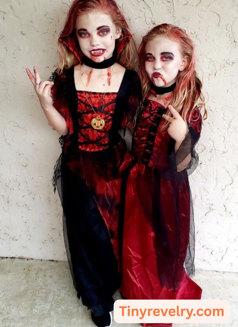 kids in vampire costume