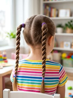 kid with two strands twists