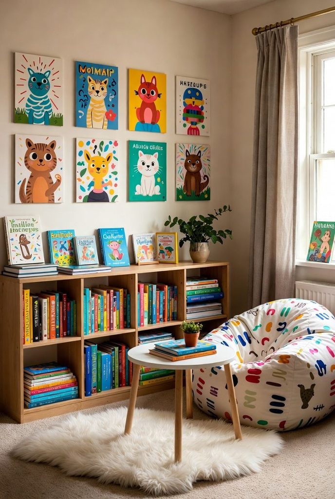 kids reading corner