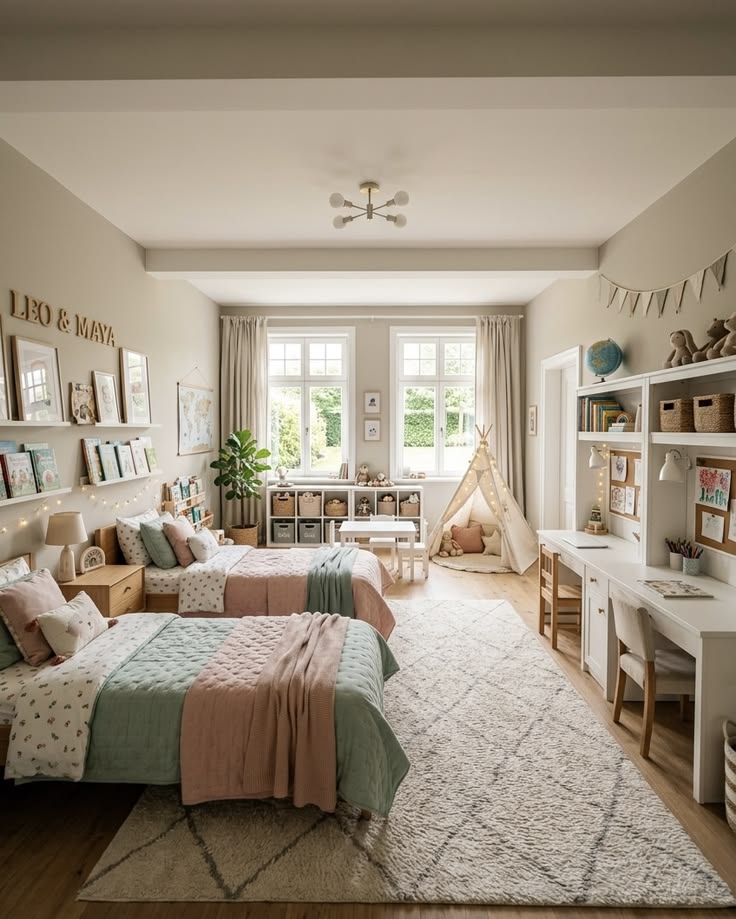 kids shared room