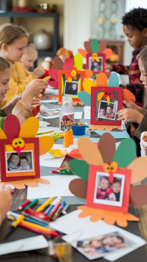 kids crafting for thanksgiving as Thanksgiving activities for kids