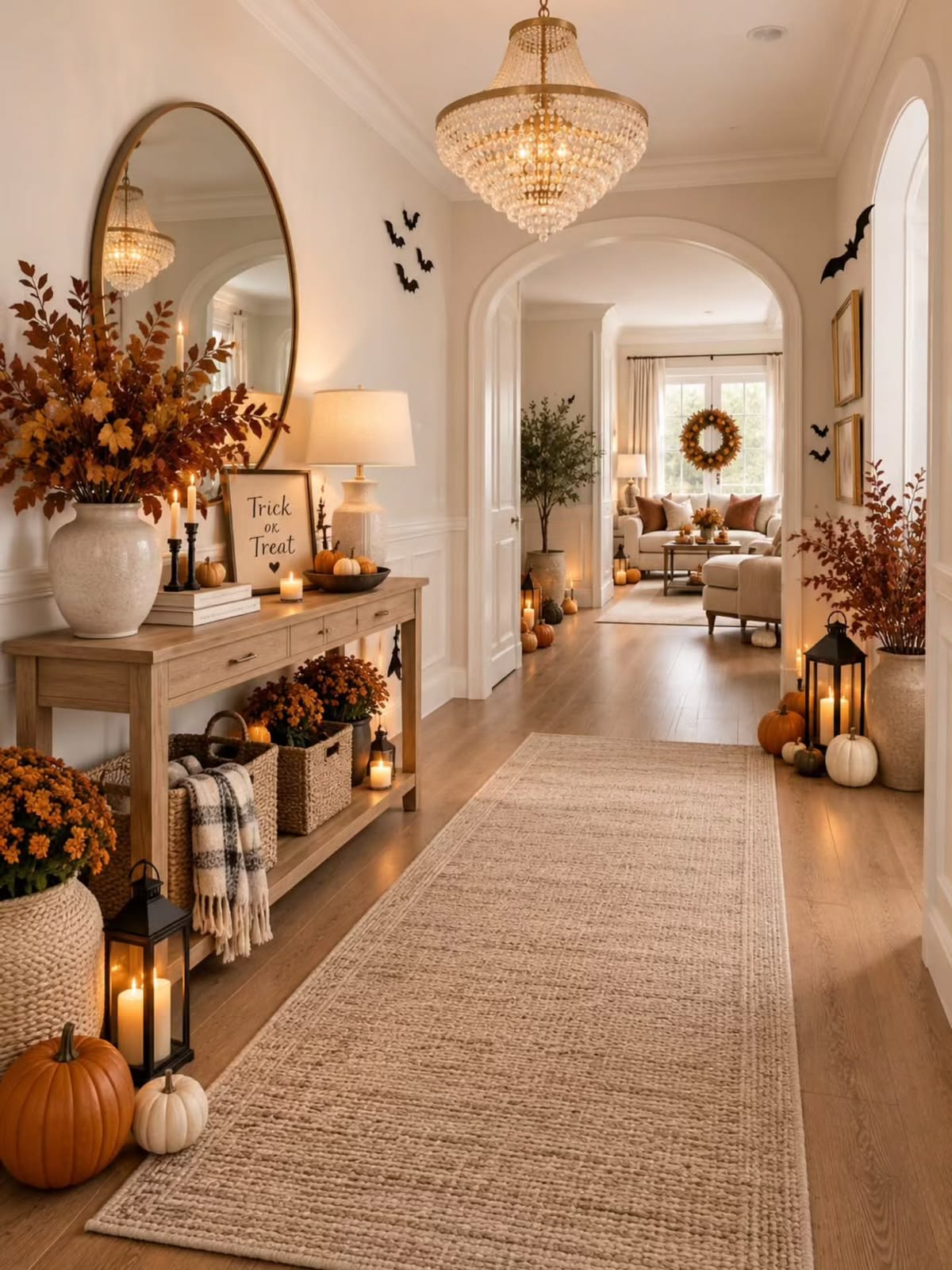 a beautiful home decorationg for thanksgiving